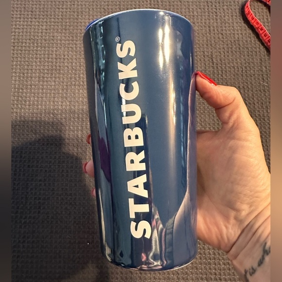 ⭐️Starbucks⭐️ Beautiful, iridescent, ceramic tumbler. Hard to find!! 12 oz - Picture 6 of 7